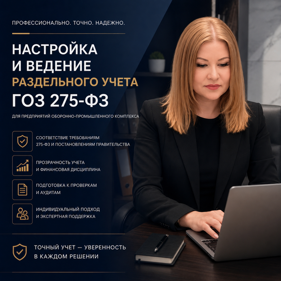 Настройка и ведение раздельного учета ГОЗ (275-фз) в 1С