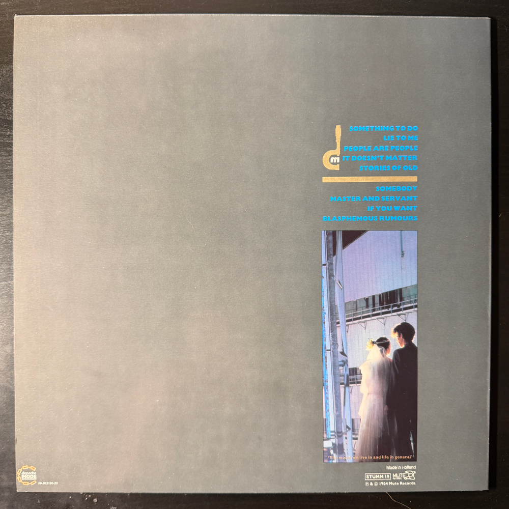Depeche Mode - Some Great Reward (Скандинавия 1984г.)