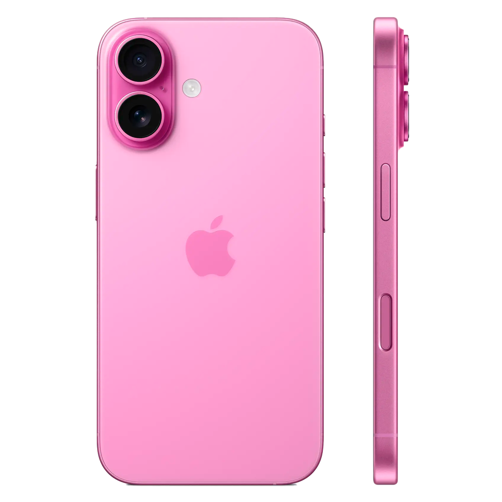Смартфон Apple iPhone 16 128GB, Nano-SIM + eSIM, Pink (Розовый)