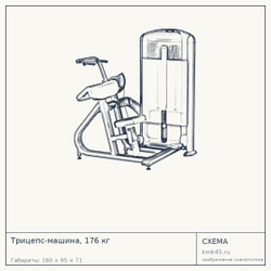 Трицепс-машина, 176 кг — от 139 000 ₽