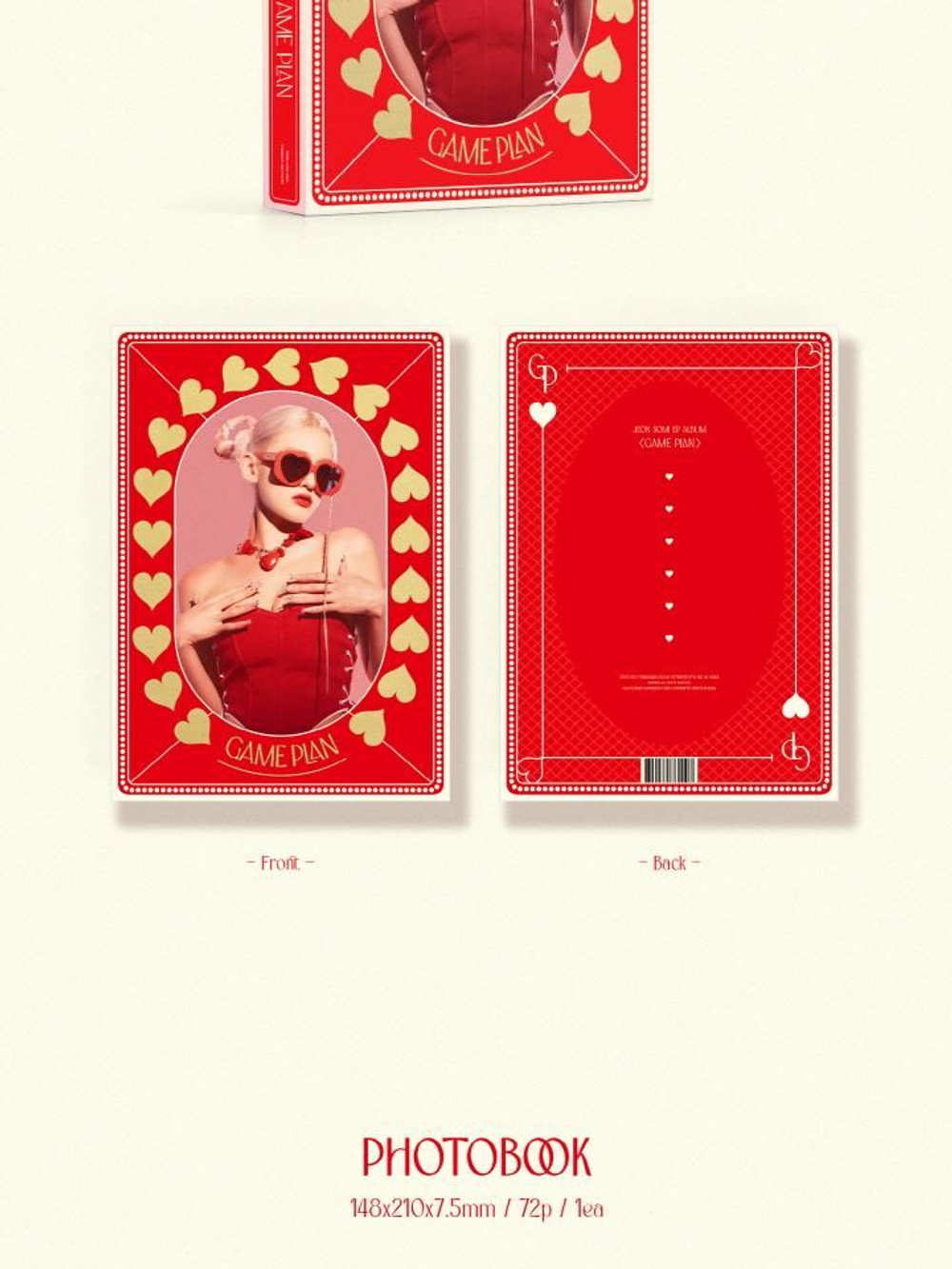 Альбом JEON SOMI - GAME PLAN EP Album Photobook 2 Version SET