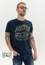Футболка Bowery NYC "Hotrod" Vintage Navy
