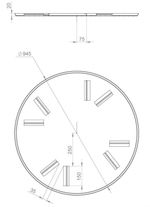 Затирочный диск GROST 945-3 мм 8 кр