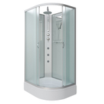 Душевая кабина Niagara Classic NG-33184-14LBKTG (110х80х210) средний поддон(26см),стекло матовое,4 места