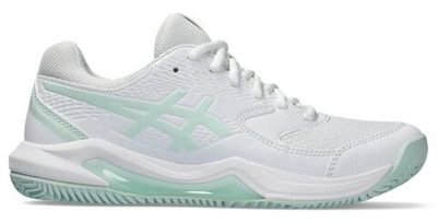 Женские Кроссовки теннисные Asics Gel-Dedicate 8 Clay - white/pale blue