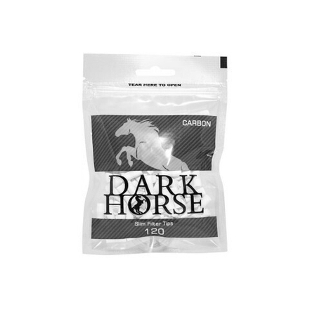 Фильтры для самокруток DarkHorse Слим Карбон*120*10