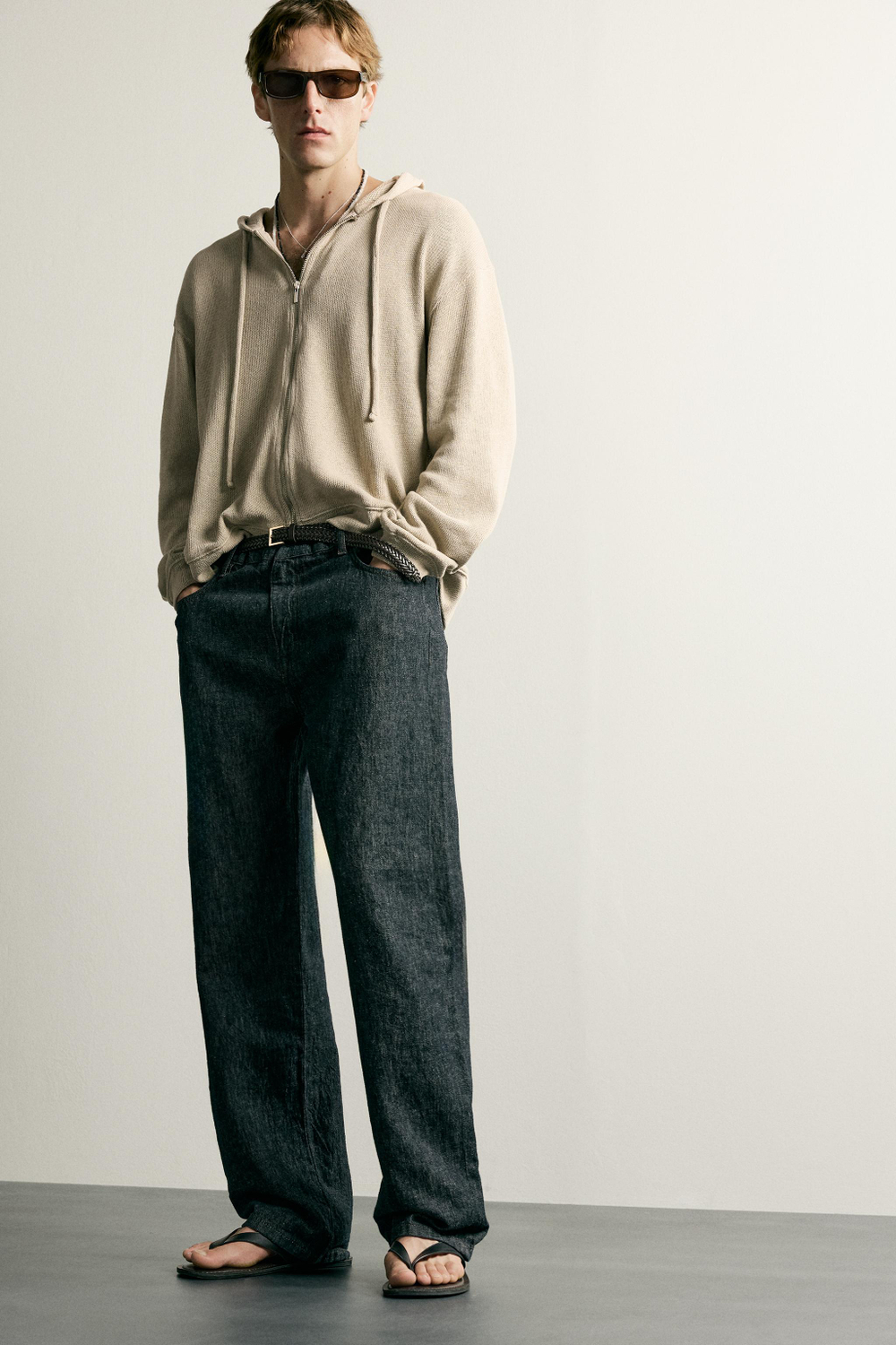 ТРИКОТАЖНОЕ ХУДИ СВОБОДНОГО КРОЯ — ZARA