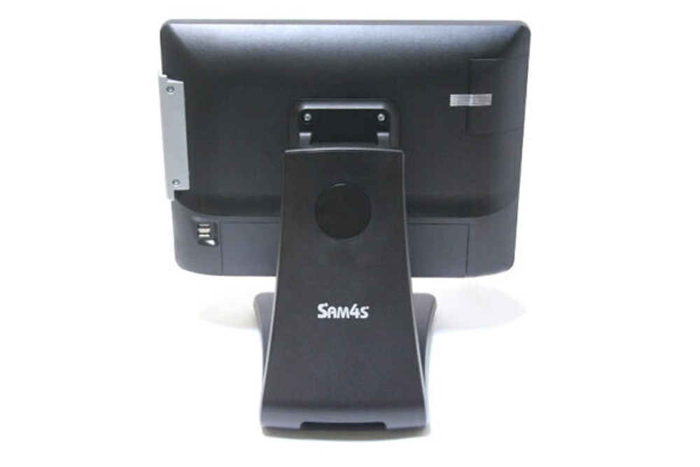 POS-компьютер моноблок Sam4s SPT-S(J6412), 15“ сенсорный (4Gb, SSD 120GB, MSR, черный, J6412 V2, резистивный, SPT-S501)