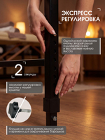 Массажная кушетка, стол складной с регулировкой высоты Massagecomplekt, 190*70, c подлокотниками