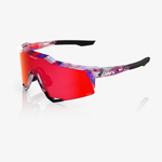 Спортивные очки 100% Speedcraft / Gloss Translucent Blue / Hiper Fire Red Mirror Lens