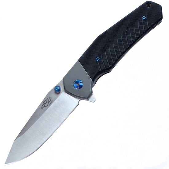 Складной нож Firebird by Ganzo F7491 черный (G7491-BK) c клинком из стали 440C, рукоять G10