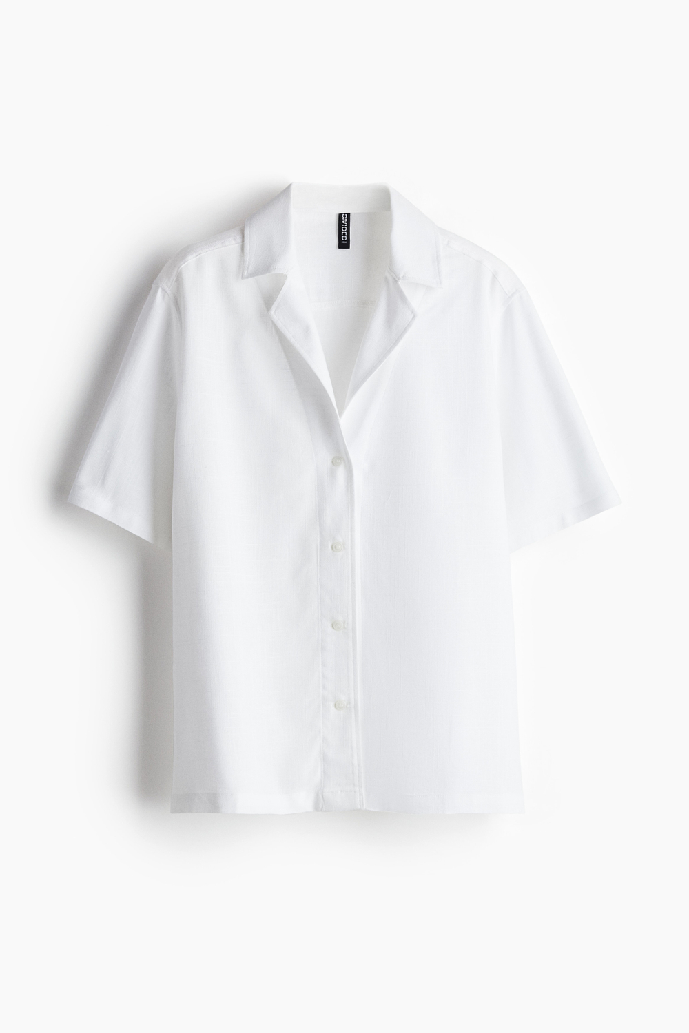 Свободная рубашка из вискозы с рукавами до локтя - H&M