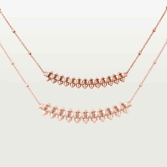 Подвеска Clash de Cartier pendant small model в розовом золоте