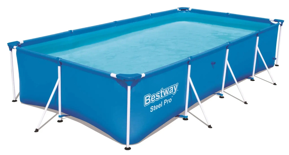 Бассейн каркасный Steel Pro прямоугольный 400*211*81 см Bestway (56405)