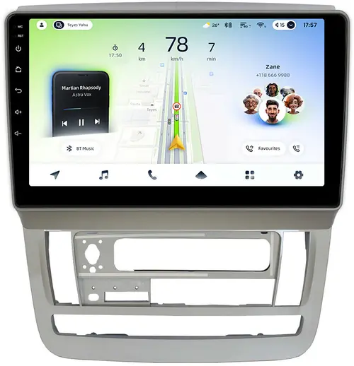 Магнитола для Toyota Alphard 1 H10 2002-2005 - Teyes CC4L-DTS монитор 9" IPS, Android 14, Быстрая, Snapdragon 662, CarPlay, 4G SIM-слот