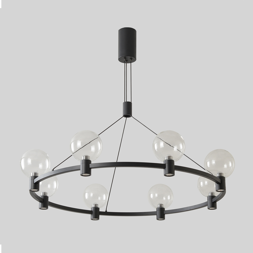 Подвесная светодиодная люстра Crystal Lux DUET SP56W LED BLACK
