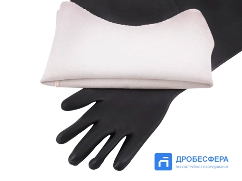 Перчатки RGS для пескоструйных камер (гладкие) 800м