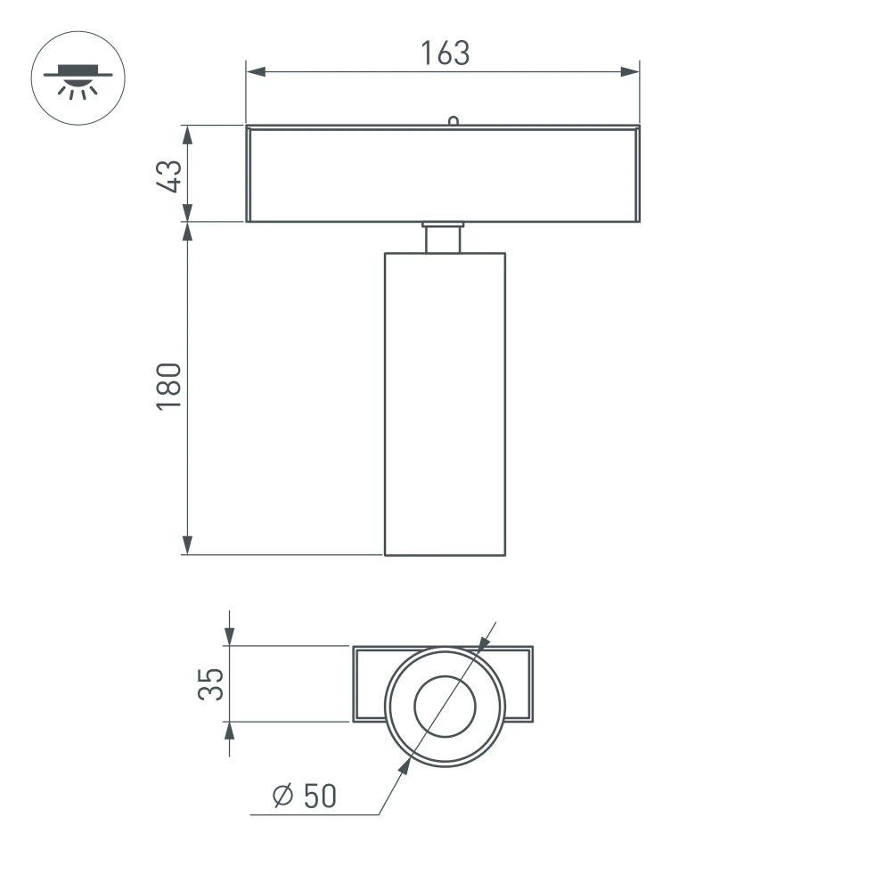 Светильник MAG-SPOT-45-R65-18W Day4000 (BK, 36 deg, 24V) (Arlight, IP20 Металл, 5 лет) 033086