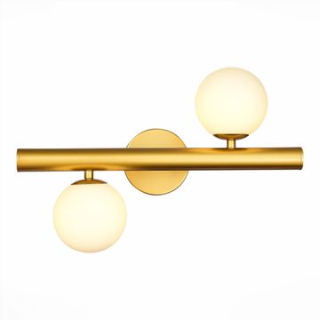 Бра 2*G9 SL1185.201.02 золотистый/белый Asolo ST-Luce
