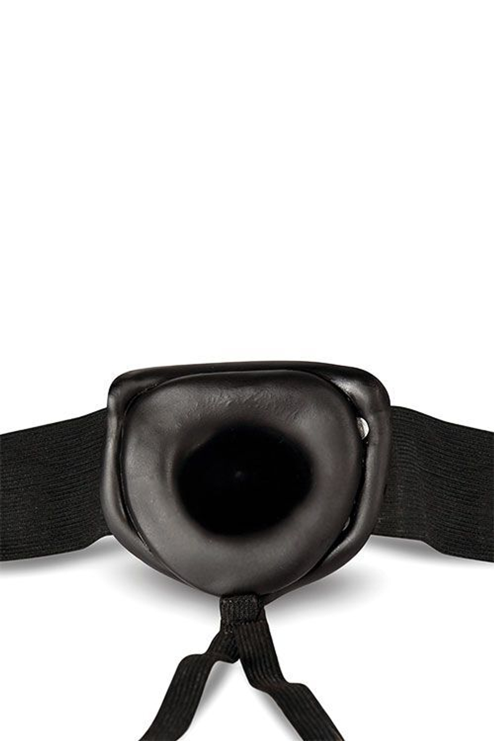 Черный мужской страпон DR. SKIN 7INCH HOLLOW STRAP ON - 17 см. (Цвет: черный)
