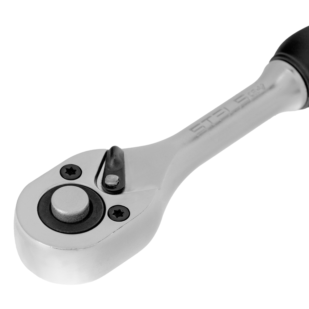 Набор торцевых головок с трещоткой, 1/4", 18 предметов Stels