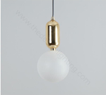 Pendant design lamp Aballs  by Parachilna (Gold,  D20)