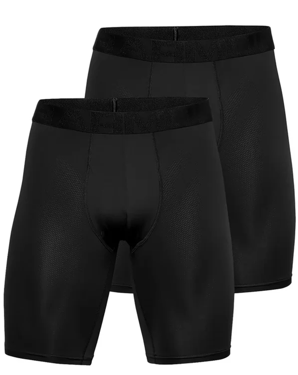 Мужские спортивные боксеры Under Armour Men's UA Tech Mesh 9in Boxerjock 2-Pack - black