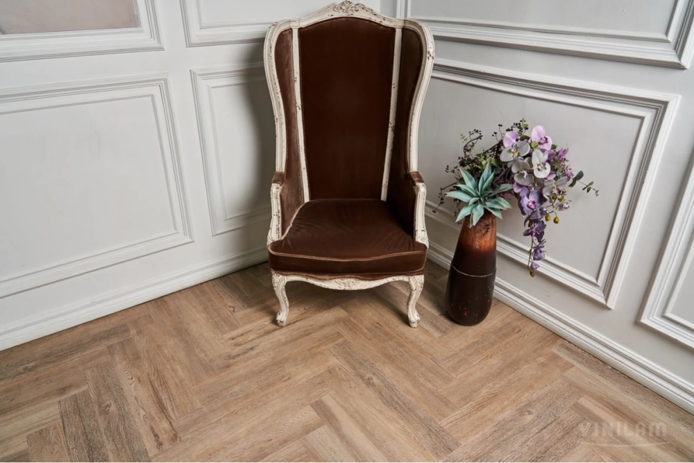 Кварц-винил ISOCORE Vinilam Parquet Herringbone 6,5 мм Паркет Северный 2.07 м2