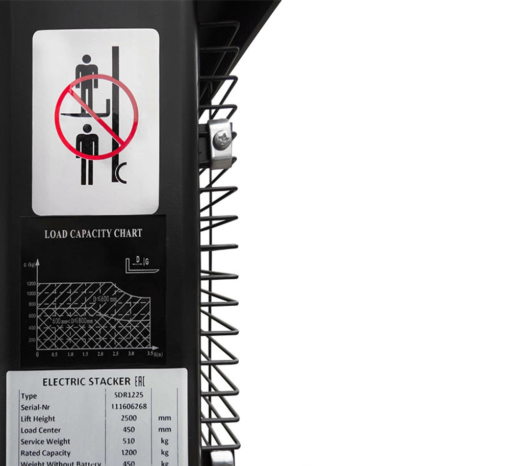 Самоходный штабелер PROLIFT SDR 1235 li-ion