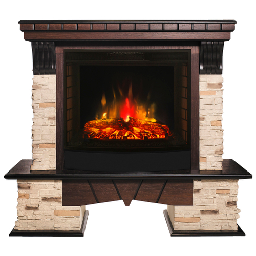 Каминокомплект Real Flame Rockland 25/25,5 AO с очагом Evrika 25,5