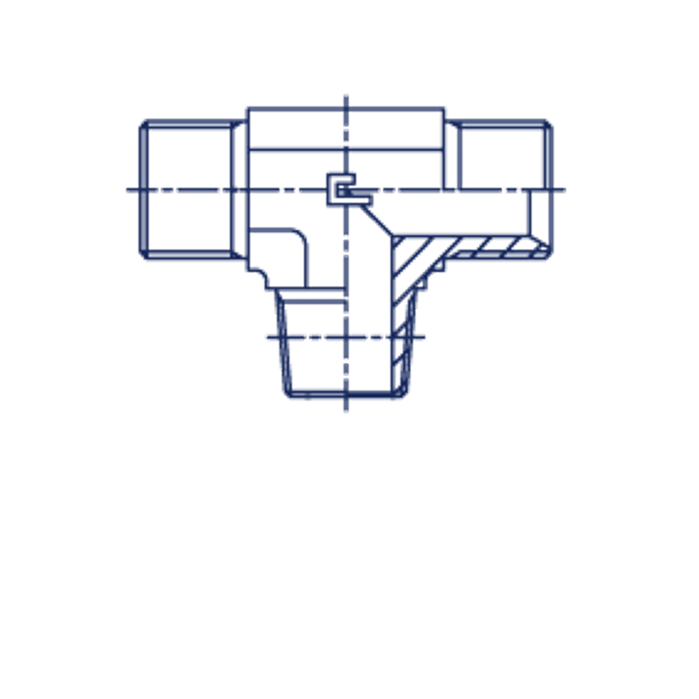 Штуцер FTC BSP 1/2 - BSPT 1/2