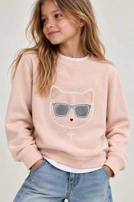 Хлопковый свитшот Karl Lagerfeld, 128
