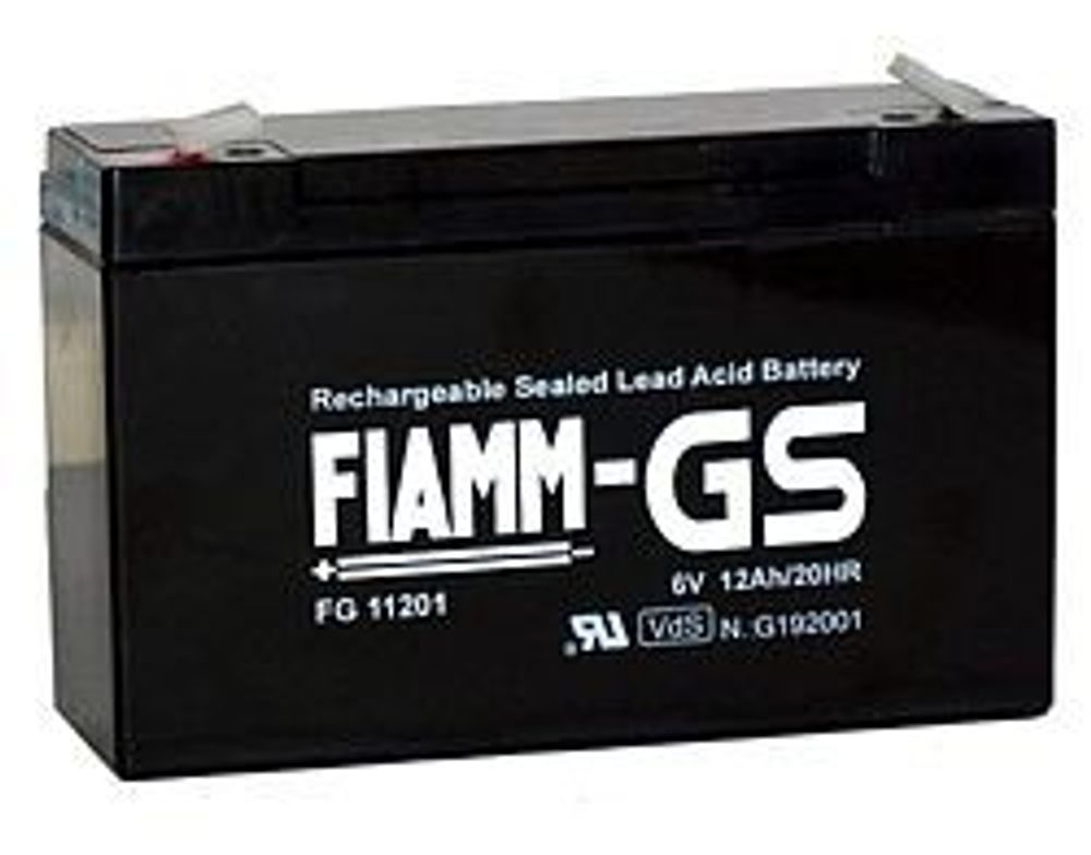 Аккумулятор FIAMM FG11201 ( 12Ач / 6В ) AGM