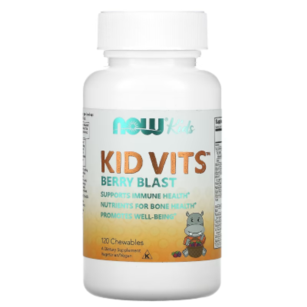 NOW Kid Vits 120 жевательных таблеток