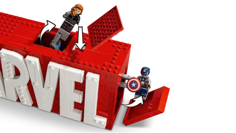 Конструктор LEGO Marvel 76313 Логотип с минифигурками