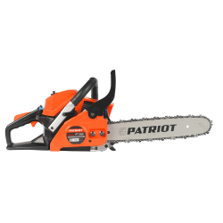 Пила цепная бензиновая PATRIOT PT 385, 38cc, 2.0л.с., шина 14", 52 зв. Easy Start