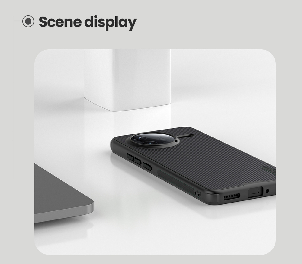 Чехол усиленный от Nillkin c встроенным круглым магнитом для Xiaomi Poco F7 Pro и Redmi K80, серия Super Frosted Shield Pro Magnetic Case
