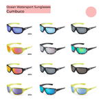 Спортивные очки LiP FLO / Matt Black Mustard / Zeiss / PA Polarized / Pacific Blue Lens