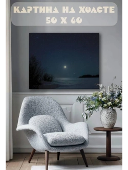 Картина на стену 40 X 50 Звездное небо