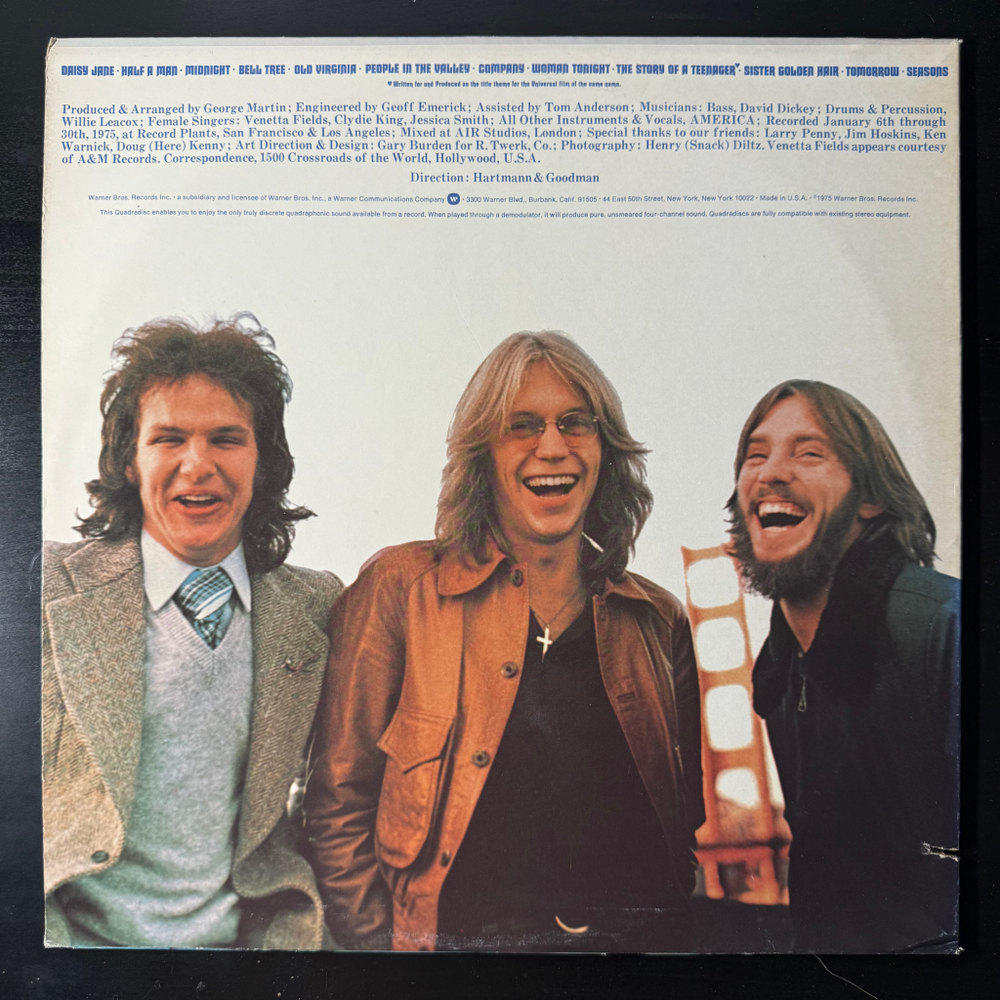 America ‎– Hearts (США 1975г.)