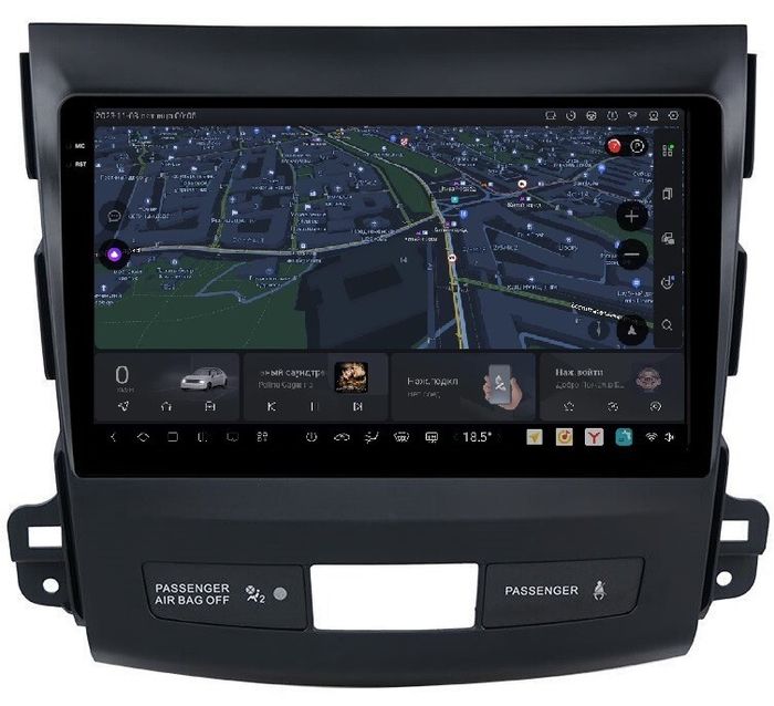 Магнитола для Mitsubishi Outlander XL, Peugeot 4007, Citroen C-Crosser - Kuberg DUDU7 OL-9636 QLed+2K, Android 13, Быстрейшая, UIS7870 (DUDU7), CarPlay, SIM-слот