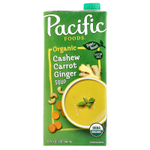 Pacific Foods, органический суп с кешью, морковью и имбирем, 946 мл (32 жидк. унции)
