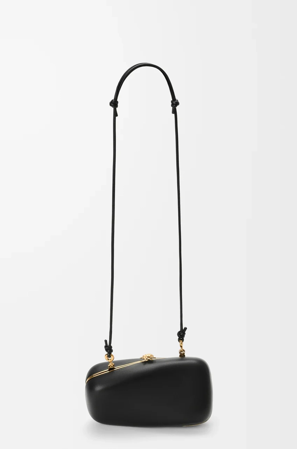 Loewe Клатч Minaudiere из кожи ягненка наппа, черный