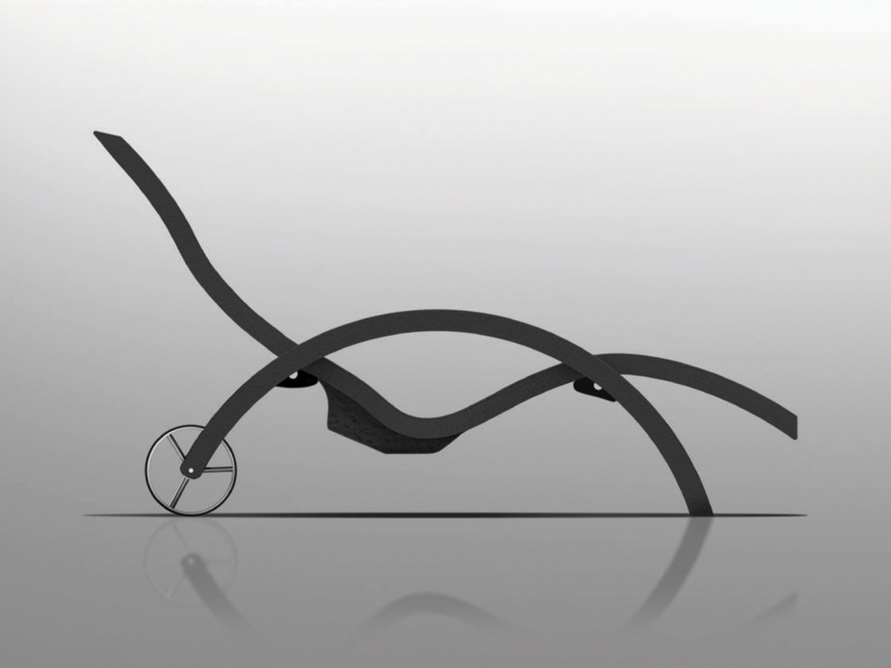 Шезлонг-лежак пластиковый Arkema Serendipity Chaise Outdoor S110