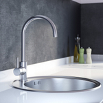 Смеситель для кухни 35к IDDIS K05STJ0i05 Китчен Лайн (Kitchen Line) нерж. сталь, высокий пов излив