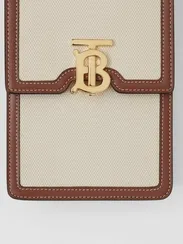 Кожаная сумка Burberry Robin коричневый