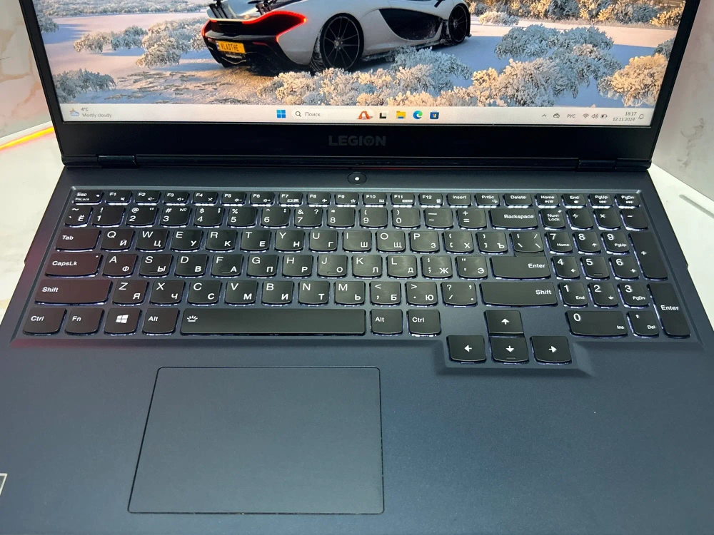 Ноутбук Lenovo Legion 5 15ACH6H (82JU005GRU) 15,6"/AMD Ryzen 7 5800H/RAM 16GB/SSD 1024GB/GeForce RTX 3070 8GB/1920*1080/IPS 165Hz/Windows 11/Подсветка кл-ры: LED/черная. Состояние: C1