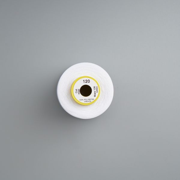 Нитка Gutermann Mara 120 (5000 метров), 1 боб., универсальная | 4335 холодный белый