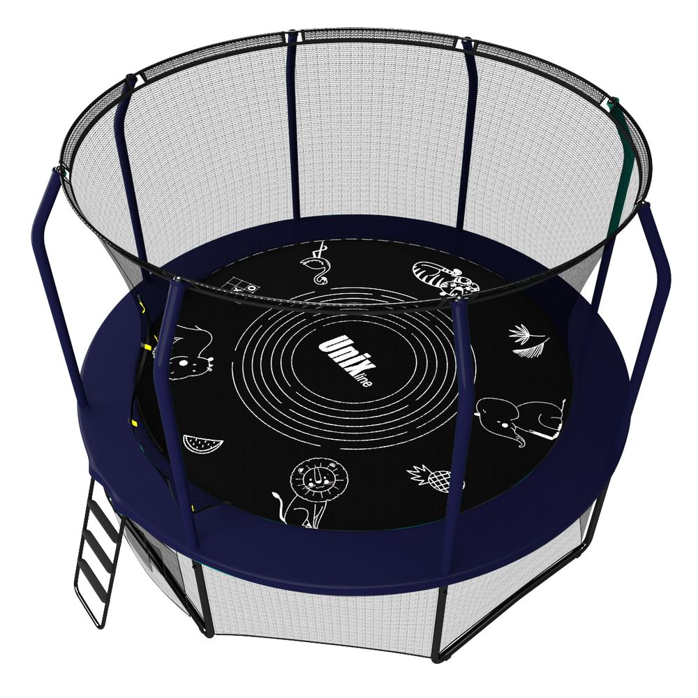 Батут UNIX line SUPREME GAME 14 ft (blue)