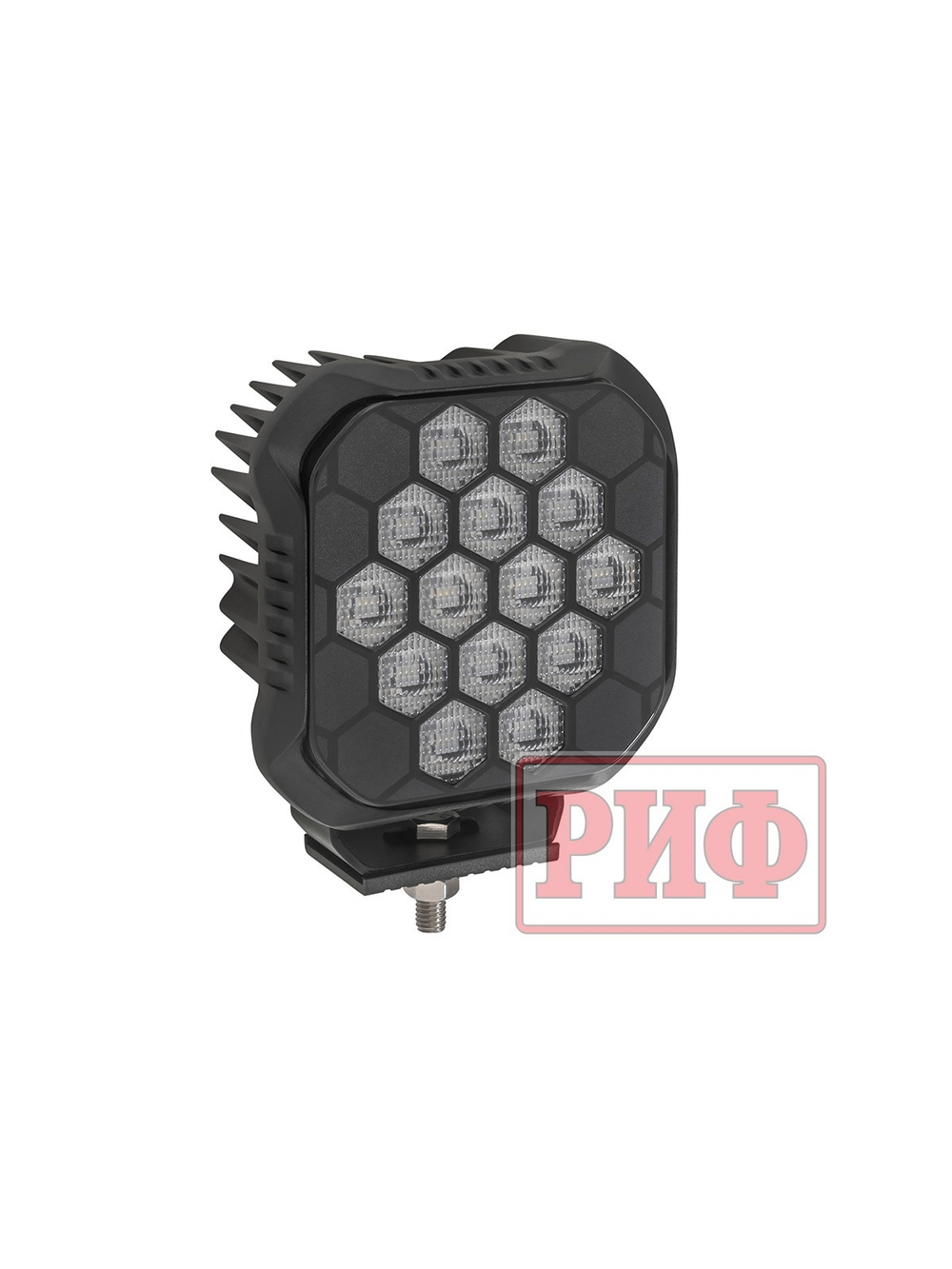 Светодиодная фара рабочего света РИФ 112x112x50 мм 90W LED